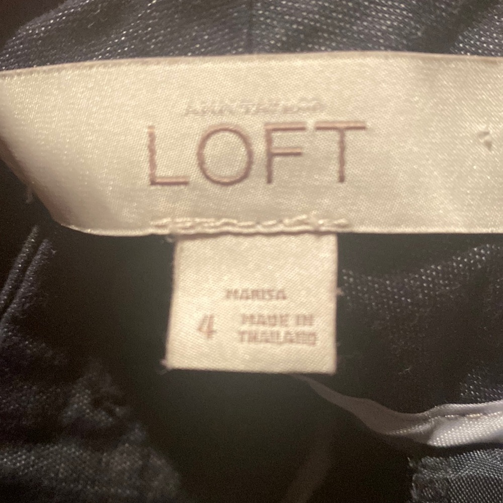 Ann Taylor LOFT Marisa Cropped Pant Sz 4